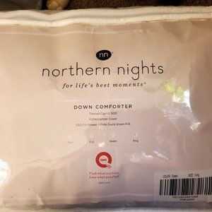 King Size Comforter NIB Duck Down Feather Fill